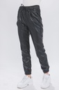 PU Faux Leather Jogger Pants 
