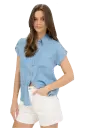 The Amelia Chambray Button Down Shirt