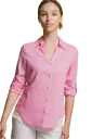 Linen Blend Button Down Shirt