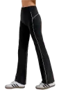 Waitband Piping Workout Pants