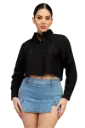 Luxe Cutout Crop Shirt