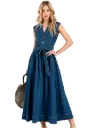 Weekend Denim Maxi Dress