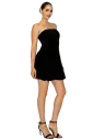 HMD14544 Velvet Bubble Strapless Dress