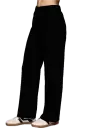 P14710 Elastic Waist Soft Knit Long Pants