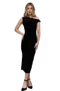 D14814 Sleeveless Rhinestone Velvet Dress