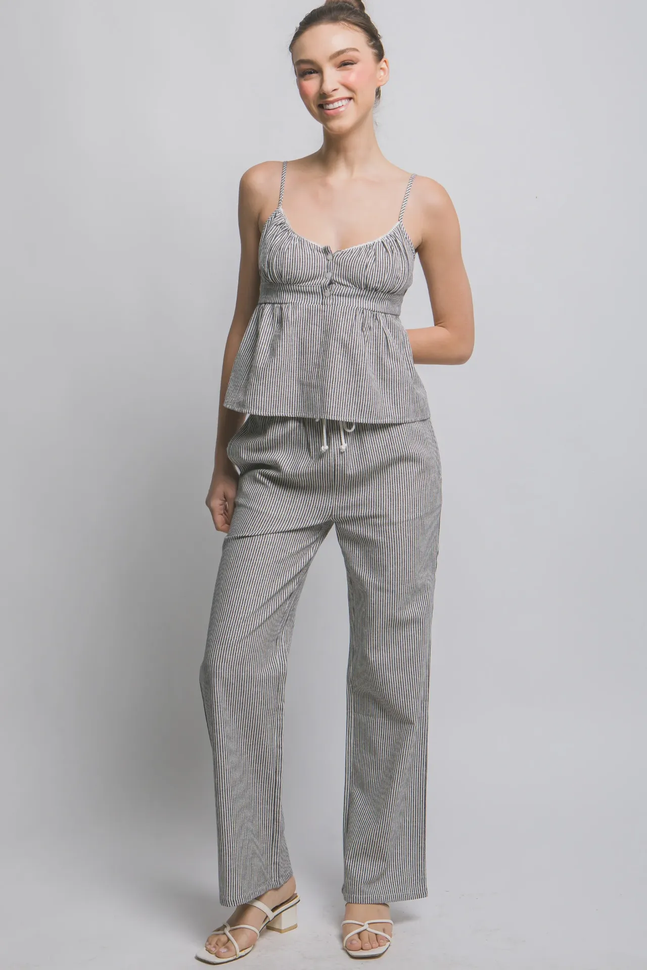 10359 SET Striped Tie (Black, S)