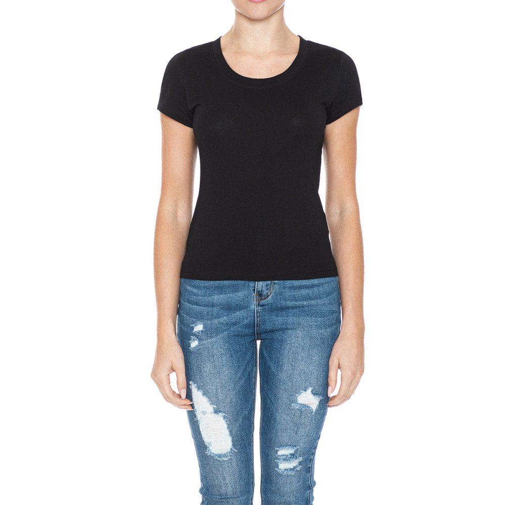 Round Neck Short Sleeve Top