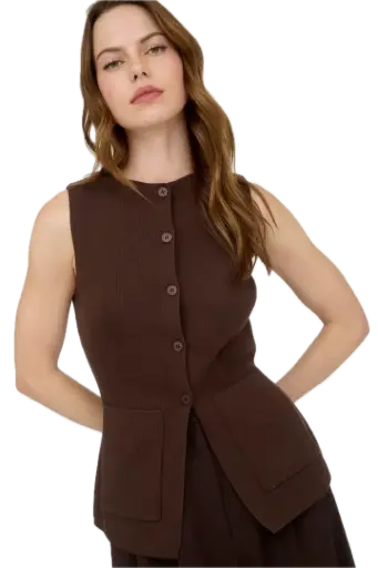 Structured Elegance Vest